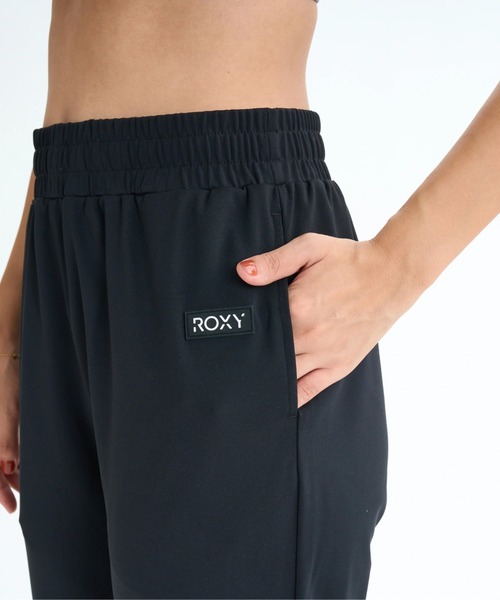 ROXY(ロキシー)の「YOUR ALLY PANTS/ロキシー速乾UVケアウエストゴム裏起毛ジョガーパンツ(その他パンツ・レディース・グレー/ブラック・LARGE/MEDIUM/SMALL)」の3枚目の写真