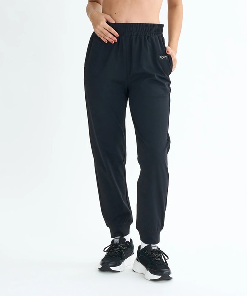 ROXY(ロキシー)の「YOUR ALLY PANTS/ロキシー速乾UVケアウエストゴム裏起毛ジョガーパンツ(その他パンツ・レディース・グレー/ブラック・LARGE/MEDIUM/SMALL)」の6枚目の写真