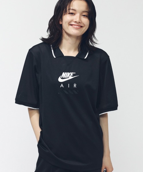 NIKE（ナイキ）の「ナイキ NIKE ナイキ エア フットボール JSY S/S トップ（ポロシャツ・メンズ・オフホワイト/ブラック・S/M/L/LL）」の2枚目の写真