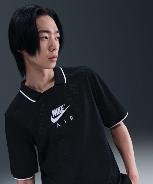 NIKE（ナイキ）の「ナイキ NIKE ナイキ エア フットボール JSY S/S トップ（ポロシャツ・メンズ・オフホワイト/ブラック・S/M/L/LL）」の19枚目の写真