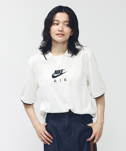NIKE（ナイキ）の「ナイキ NIKE ナイキ エア フットボール JSY S/S トップ（ポロシャツ・メンズ・オフホワイト/ブラック・S/M/L/LL）」の4枚目の写真