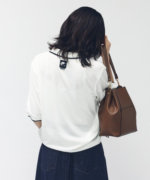 NIKE（ナイキ）の「ナイキ NIKE ナイキ エア フットボール JSY S/S トップ（ポロシャツ・メンズ・オフホワイト/ブラック・S/M/L/LL）」の6枚目の写真