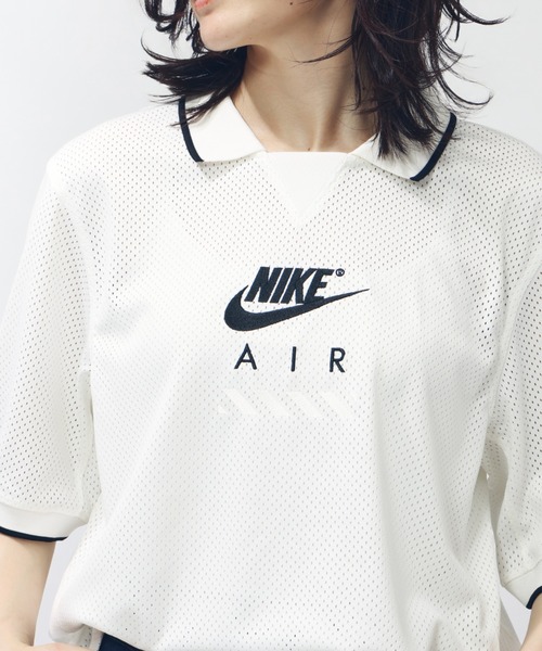 NIKE（ナイキ）の「ナイキ NIKE ナイキ エア フットボール JSY S/S トップ（ポロシャツ・メンズ・オフホワイト/ブラック・S/M/L/LL）」の10枚目の写真