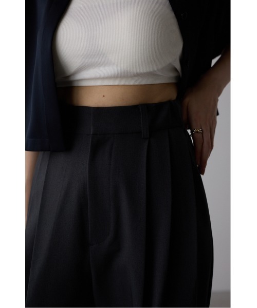 STYLEMIXER（スタイルミキサー）の「【WEB限定】3タックスラックスロング（スラックス・レディース・ライトブラウン/グレー/アイボリー/ブラック・SMALL/MEDIUM）」の17枚目の写真