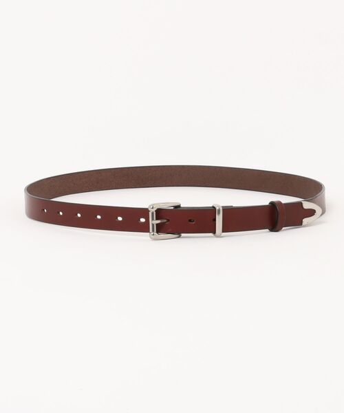 EARLE(アール)の「EARLE アール / Conversion belt nallow 牛革2WAYコンバージョンベルト / ER5542(ベルト・メンズ・ブラック/ブラウン・95cm/110cm)」の2枚目の写真