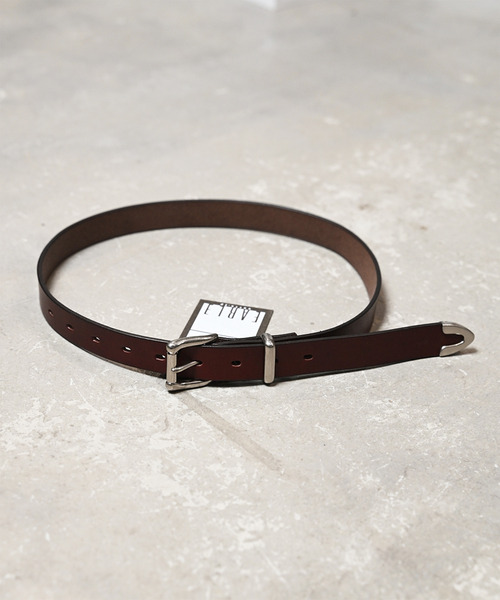 EARLE（アール）の「EARLE アール / Conversion belt nallow 牛革2WAYコンバージョンベルト / ER5542（ベルト・メンズ・ブラック/ブラウン・95cm/110cm）」の2枚目の写真