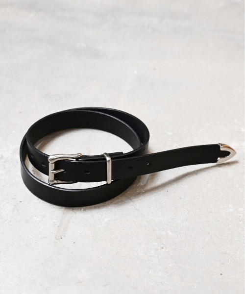 EARLE(アール)の「EARLE アール / Conversion belt nallow 牛革2WAYコンバージョンベルト / ER5542(ベルト・メンズ・ブラック/ブラウン・95cm/110cm)」の1枚目の写真