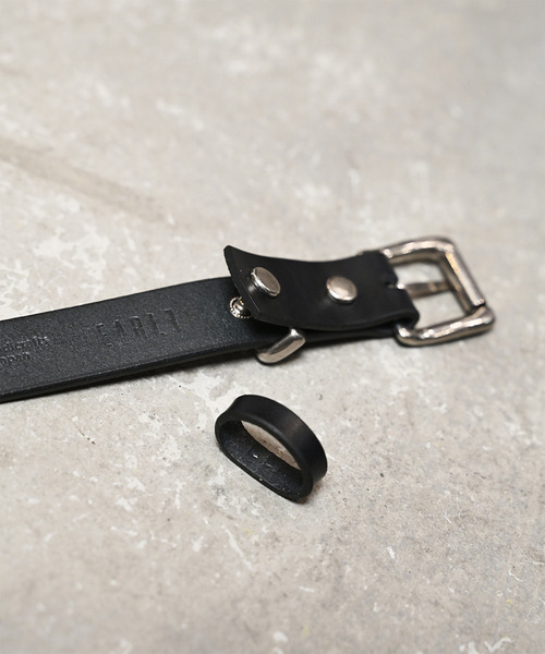 EARLE（アール）の「EARLE アール / Conversion belt nallow 牛革2WAYコンバージョンベルト / ER5542（ベルト・メンズ・ブラック/ブラウン・95cm/110cm）」の12枚目の写真