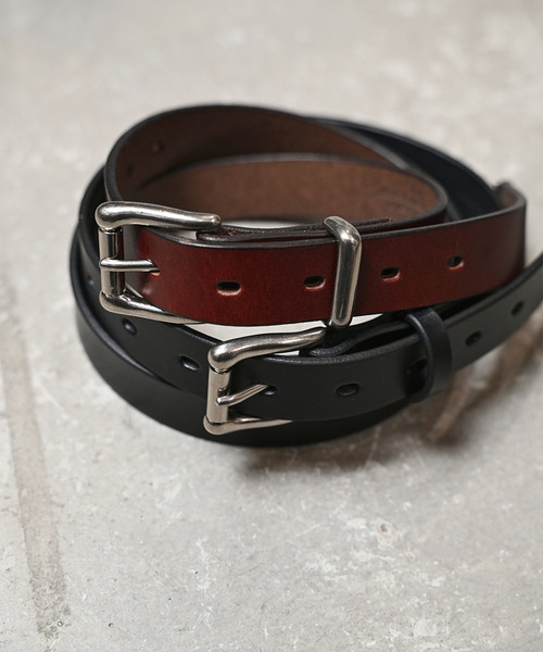 EARLE（アール）の「EARLE アール / Conversion belt nallow 牛革2WAYコンバージョンベルト / ER5542（ベルト・メンズ・ブラック/ブラウン・95cm/110cm）」の16枚目の写真