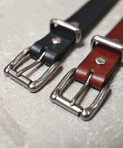 EARLE（アール）の「EARLE アール / Conversion belt nallow 牛革2WAYコンバージョンベルト / ER5542（ベルト・メンズ・ブラック/ブラウン・95cm/110cm）」の18枚目の写真
