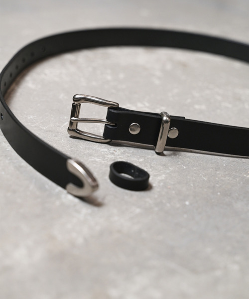 EARLE（アール）の「EARLE アール / Conversion belt nallow 牛革2WAYコンバージョンベルト / ER5542（ベルト・メンズ・ブラック/ブラウン・95cm/110cm）」の13枚目の写真