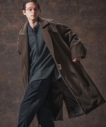 CAMBIO コート CAMBIO(カンビオ)】Indigo URAKE Poncho Like Hooded Jacket