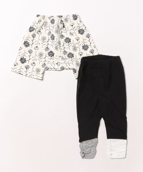 RAGMART（ラグマート）の「半パンツ+レギンスセット（その他パンツ・キッズ・グレー/ドット/オレンジ/ネイビー・70cm/80ｃｍ/90cm）」の2枚目の写真