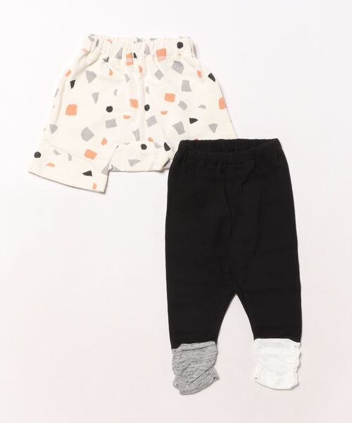RAGMART（ラグマート）の「半パンツ+レギンスセット（その他パンツ・キッズ・グレー/ドット/オレンジ/ネイビー・70cm/80ｃｍ/90cm）」の3枚目の写真
