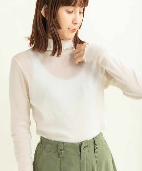 CHILD WOMAN（チャイルドウーマン）の「キラキララメチュール（Tシャツ/カットソー・レディース・アイボリー/ピンク/サックスブルー・FREE）」の2枚目の写真