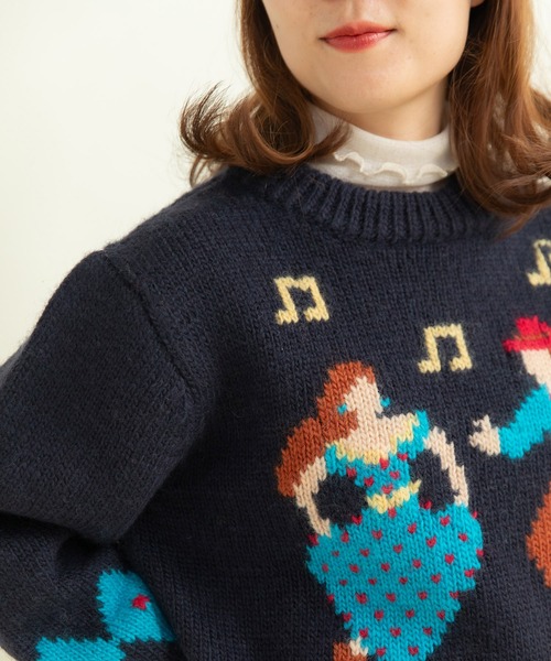 CHILD WOMAN（チャイルドウーマン）の「キラキララメチュール（Tシャツ/カットソー・レディース・アイボリー/ピンク/サックスブルー・FREE）」の9枚目の写真