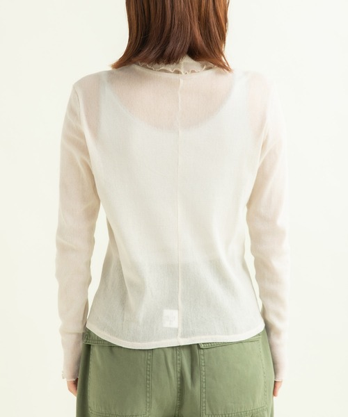 CHILD WOMAN（チャイルドウーマン）の「キラキララメチュール（Tシャツ/カットソー・レディース・アイボリー/ピンク/サックスブルー・FREE）」の13枚目の写真