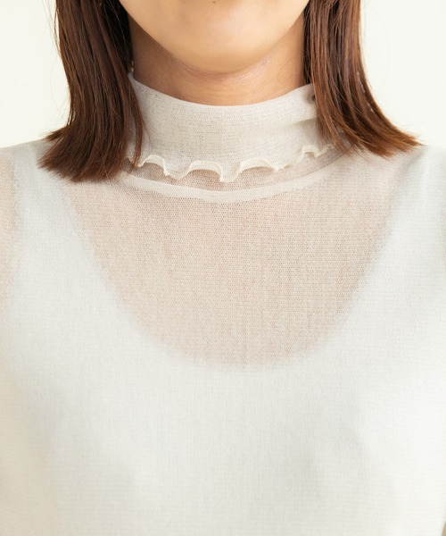 CHILD WOMAN（チャイルドウーマン）の「キラキララメチュール（Tシャツ/カットソー・レディース・アイボリー/ピンク/サックスブルー・FREE）」の14枚目の写真