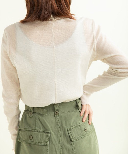 CHILD WOMAN（チャイルドウーマン）の「キラキララメチュール（Tシャツ/カットソー・レディース・アイボリー/ピンク/サックスブルー・FREE）」の6枚目の写真