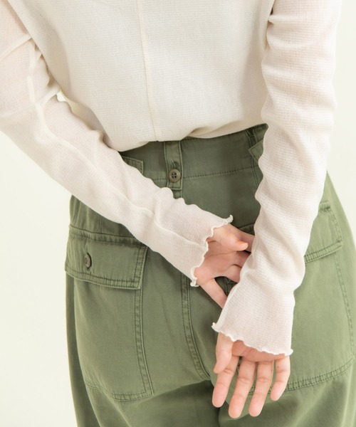 CHILD WOMAN（チャイルドウーマン）の「キラキララメチュール（Tシャツ/カットソー・レディース・アイボリー/ピンク/サックスブルー・FREE）」の7枚目の写真