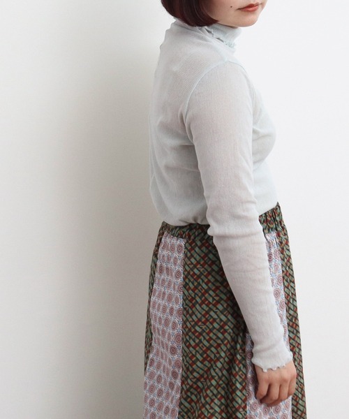 CHILD WOMAN（チャイルドウーマン）の「キラキララメチュール（Tシャツ/カットソー・レディース・アイボリー/ピンク/サックスブルー・FREE）」の21枚目の写真