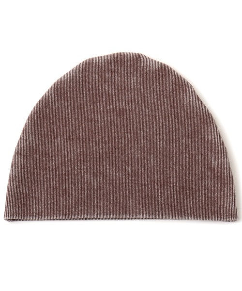 atmos pink（アトモスピンク）の「atmos pink Pigment Logo Beanie / アトモス ピンク ピグメント ロゴ ビーニー（ニットキャップ/ビーニー・レディース・チャコール/ブラウン・FREE）」の3枚目の写真