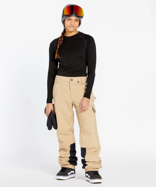 VOLCOM(ボルコム)の「【VOLCOM/ボルコム】 Womens Wildling Pants /スキースノーボードパンツ(その他パンツ・レディース・オリーブ/サンドベージュ・MEDIUM/SMALL)」の2枚目の写真