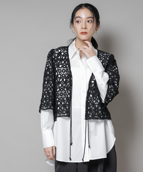 コットンコードレースジャケット
