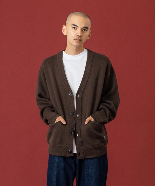 XLARGE(エクストララージ)の「OG KNIT CARDIGAN(カーディガン/ボレロ・メンズ・ブラック/ネイビー/ブラウン・S/M/L/XL)」の7枚目の写真
