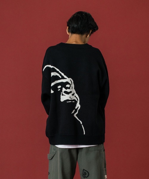 XLARGE(エクストララージ)の「OG KNIT CARDIGAN(カーディガン/ボレロ・メンズ・ブラック/ネイビー/ブラウン・S/M/L/XL)」の5枚目の写真