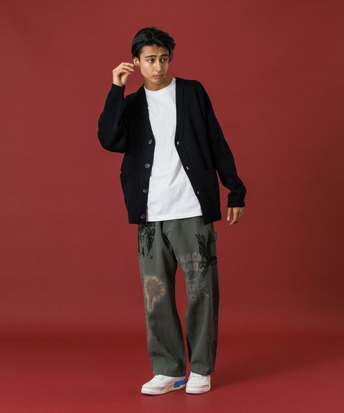 XLARGE(エクストララージ)の「OG KNIT CARDIGAN(カーディガン/ボレロ・メンズ・ブラック/ネイビー/ブラウン・S/M/L/XL)」の6枚目の写真