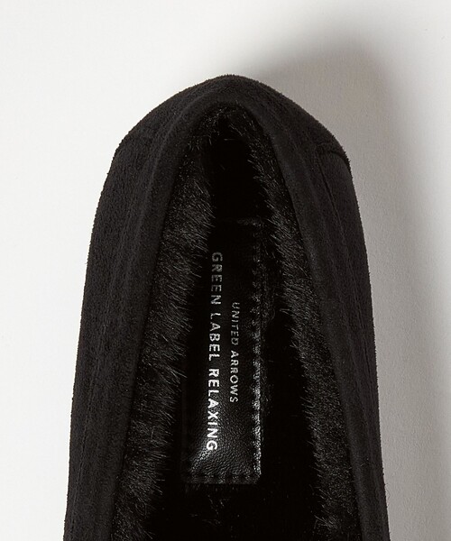 green label relaxing（グリーンレーベルリラクシング）の「ウォームビット モカシン シューズ 撥水（モカシン/デッキシューズ・レディース・ブラック/ライトグレー/その他1/モカ・25.5cm/25cm/24.5cm/24cm/23.5cm/23cm/22.5cm）」の15枚目の写真