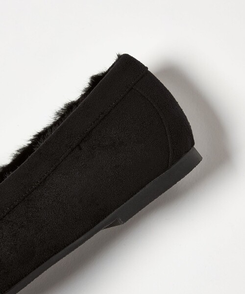 green label relaxing（グリーンレーベルリラクシング）の「ウォームビット モカシン シューズ 撥水（モカシン/デッキシューズ・レディース・ブラック/ライトグレー/その他1/モカ・25.5cm/25cm/24.5cm/24cm/23.5cm/23cm/22.5cm）」の17枚目の写真