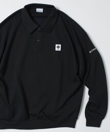 限定展開 Columbia×FREAK'S STORE/コロンビア 別注 インペリアルパーク ポロカラースウェット