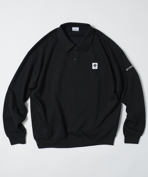 FREAK'S STORE(フリークスストア)の「限定展開 Columbia×FREAK'S STORE/コロンビア 別注 インペリアルパーク ポロカラースウェット(スウェット・メンズ・ネイビー/チャコールグレー/ブラック/ベージュ/グレー・SMALL/MEDIUM/LARGE/X-LARGE)」の8枚目の写真