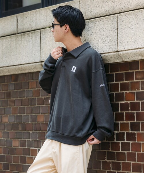 FREAK'S STORE(フリークスストア)の「限定展開 Columbia×FREAK'S STORE/コロンビア 別注 インペリアルパーク ポロカラースウェット(スウェット・メンズ・ネイビー/チャコールグレー/ブラック/ベージュ/グレー・SMALL/MEDIUM/LARGE/X-LARGE)」の21枚目の写真