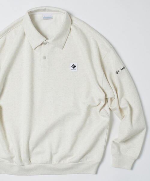 FREAK'S STORE(フリークスストア)の「限定展開 Columbia×FREAK'S STORE/コロンビア 別注 インペリアルパーク ポロカラースウェット(スウェット・メンズ・ネイビー/チャコールグレー/ブラック/ベージュ/グレー・SMALL/MEDIUM/LARGE/X-LARGE)」の22枚目の写真