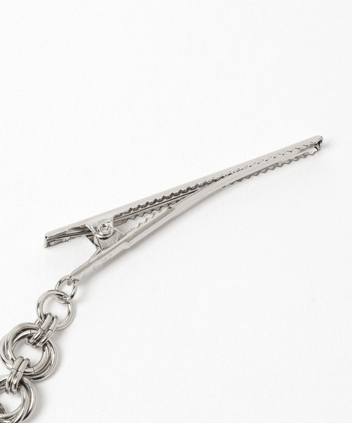 HARE（ハレ）の「【MADE IN JAPAN】レイヤードチェーンピン(HARE)（ブローチ/コサージュ・メンズ・シルバー・FREE）」の5枚目の写真