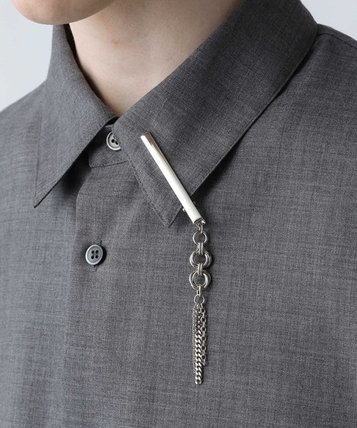 HARE（ハレ）の「【MADE IN JAPAN】レイヤードチェーンピン(HARE)（ブローチ/コサージュ・メンズ・シルバー・FREE）」の16枚目の写真