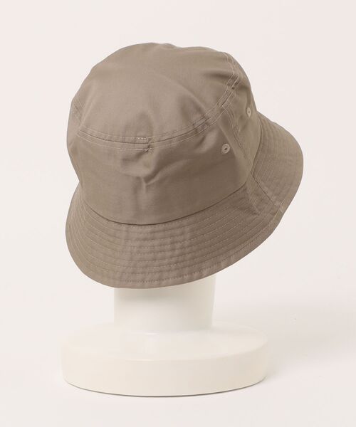 WHITELAND（ホワイトランド）の「【WEB&DEPOT限定】WHITELAND/ホワイトランド/バケットハット　ジェルロゴ（ハット・レディース・ホワイト/カーキ・F）」の3枚目の写真