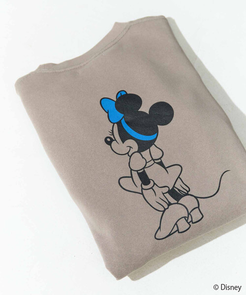 FREAK'S STORE(フリークスストア)の「限定展開 別注/Minnie Mouse/ミニーマウス/前後 プリント vintage 加工 スウェット(スウェット・レディース・ナチュラル/グレー/ブラック/ピンク/ベージュ・フリ-)」の14枚目の写真