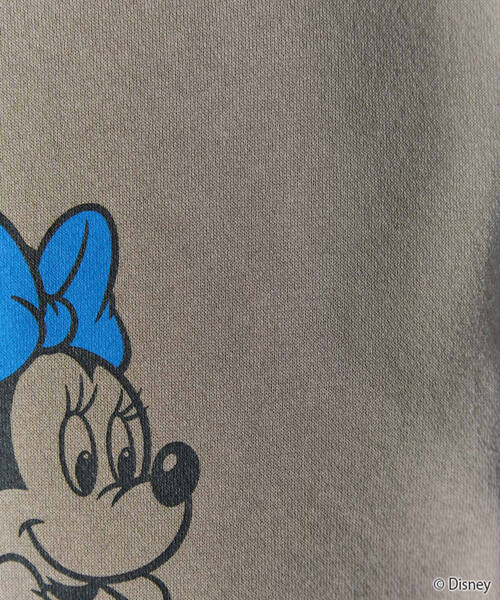 FREAK'S STORE(フリークスストア)の「限定展開 別注/Minnie Mouse/ミニーマウス/前後 プリント vintage 加工 スウェット(スウェット・レディース・ナチュラル/グレー/ブラック/ピンク/ベージュ・フリ-)」の15枚目の写真