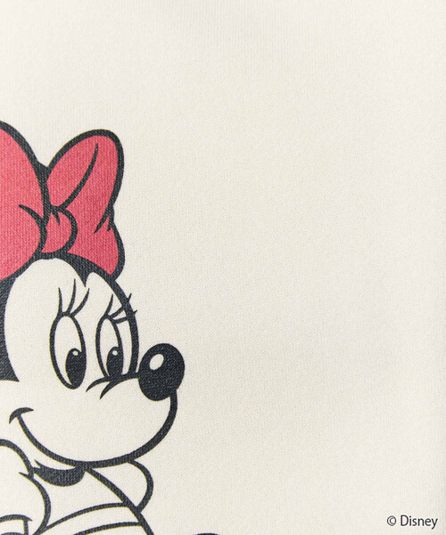 FREAK'S STORE(フリークスストア)の「限定展開 別注/Minnie Mouse/ミニーマウス/前後 プリント vintage 加工 スウェット(スウェット・レディース・ナチュラル/グレー/ブラック/ピンク/ベージュ・フリ-)」の20枚目の写真