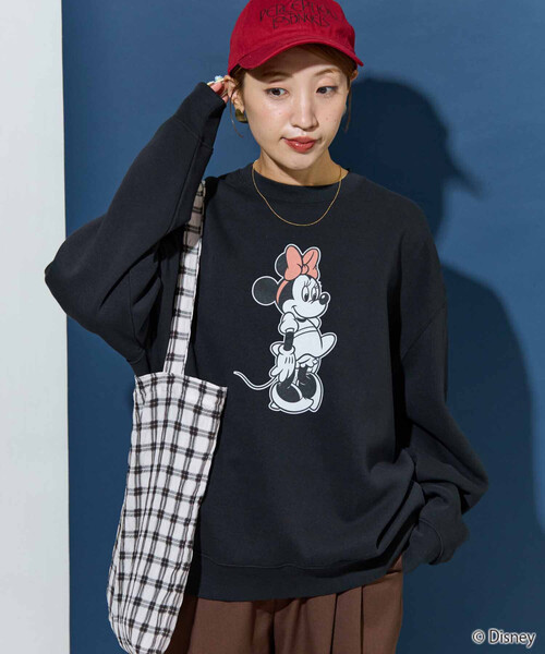 【新品未使用】wcj ♡ ミニーマウス ♡スウェット 完売品 WCJ ディズニー ミニーマウス スウェット トップス Disney