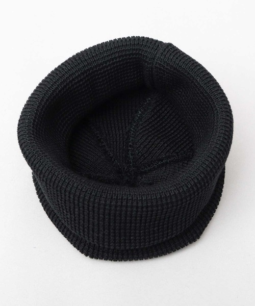 Mr.COVER（ミスターカバー）の「日本製 オーガニックコットン 3WAY ワッフル ロールニットキャップ （ロールキャップ・ミドルワッチ・シングルワッチ） 抗菌防臭効果（ニットキャップ/ビーニー・メンズ・オフホワイト/アーミー/ブラック/オレンジ/ネイビー/チャコール・FREE）」の21枚目の写真