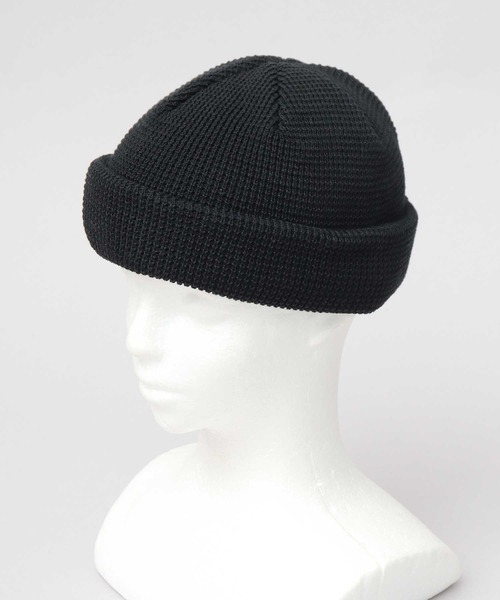 Mr.COVER（ミスターカバー）の「日本製 オーガニックコットン 3WAY ワッフル ロールニットキャップ （ロールキャップ・ミドルワッチ・シングルワッチ） 抗菌防臭効果（ニットキャップ/ビーニー・メンズ・オフホワイト/アーミー/ブラック/オレンジ/ネイビー/チャコール・FREE）」の17枚目の写真