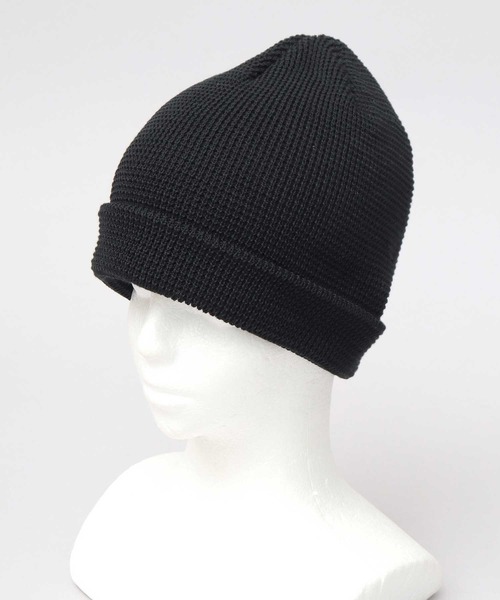 Mr.COVER（ミスターカバー）の「日本製 オーガニックコットン 3WAY ワッフル ロールニットキャップ （ロールキャップ・ミドルワッチ・シングルワッチ） 抗菌防臭効果（ニットキャップ/ビーニー・メンズ・オフホワイト/アーミー/ブラック/オレンジ/ネイビー/チャコール・FREE）」の18枚目の写真