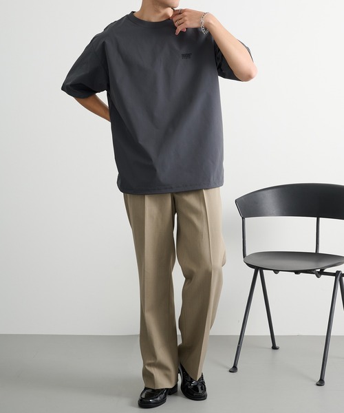 DISCUS(ディスカス)の「【DISCUS】マイクロリップストップ ドローコードTシャツ セットアップ可能 6222-2605 MNY(Tシャツ/カットソー・メンズ・ブラック/チャコールグレー・L/M/XL)」の18枚目の写真