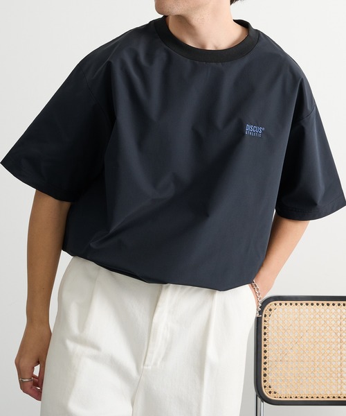 DISCUS(ディスカス)の「【DISCUS】マイクロリップストップ ドローコードTシャツ セットアップ可能 6222-2605 MNY(Tシャツ/カットソー・メンズ・ブラック/チャコールグレー・L/M/XL)」の12枚目の写真