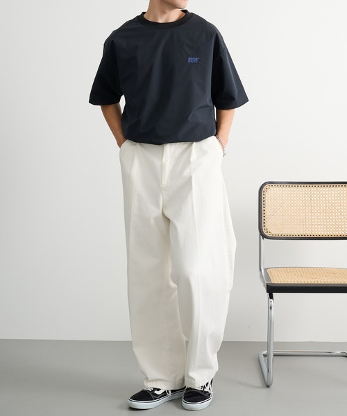 DISCUS(ディスカス)の「【DISCUS】マイクロリップストップ ドローコードTシャツ セットアップ可能 6222-2605 MNY(Tシャツ/カットソー・メンズ・ブラック/チャコールグレー・L/M/XL)」の15枚目の写真